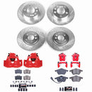 PowerStop Z23 Daily Driver Carbon-Fiber Ceramic Pads Drilled & Slotted Rotor & C
