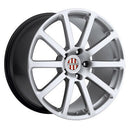 19x11 Victor Zehn Silver Wheel/Rim 5x130 5-130 19-11 Porsche ET36-6