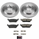 PowerStop OE Stock Replacement Low-Dust Ceramic Brake Pad and Rotor Kit