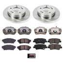 PowerStop OE Stock Replacement Low-Dust Ceramic Brake Pad, Rotor and Caliper Kit