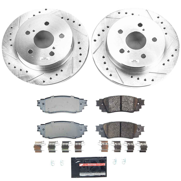 Z23 Daily Driver Carbon-Fiber Ceramic Brake Pad and Drilled & Slotted Rotor Kit