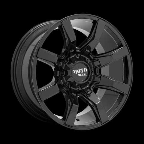 20X9 Moto Metal MO804 SPIDER Gloss Black 8X165.1 ET0 wheel/rim