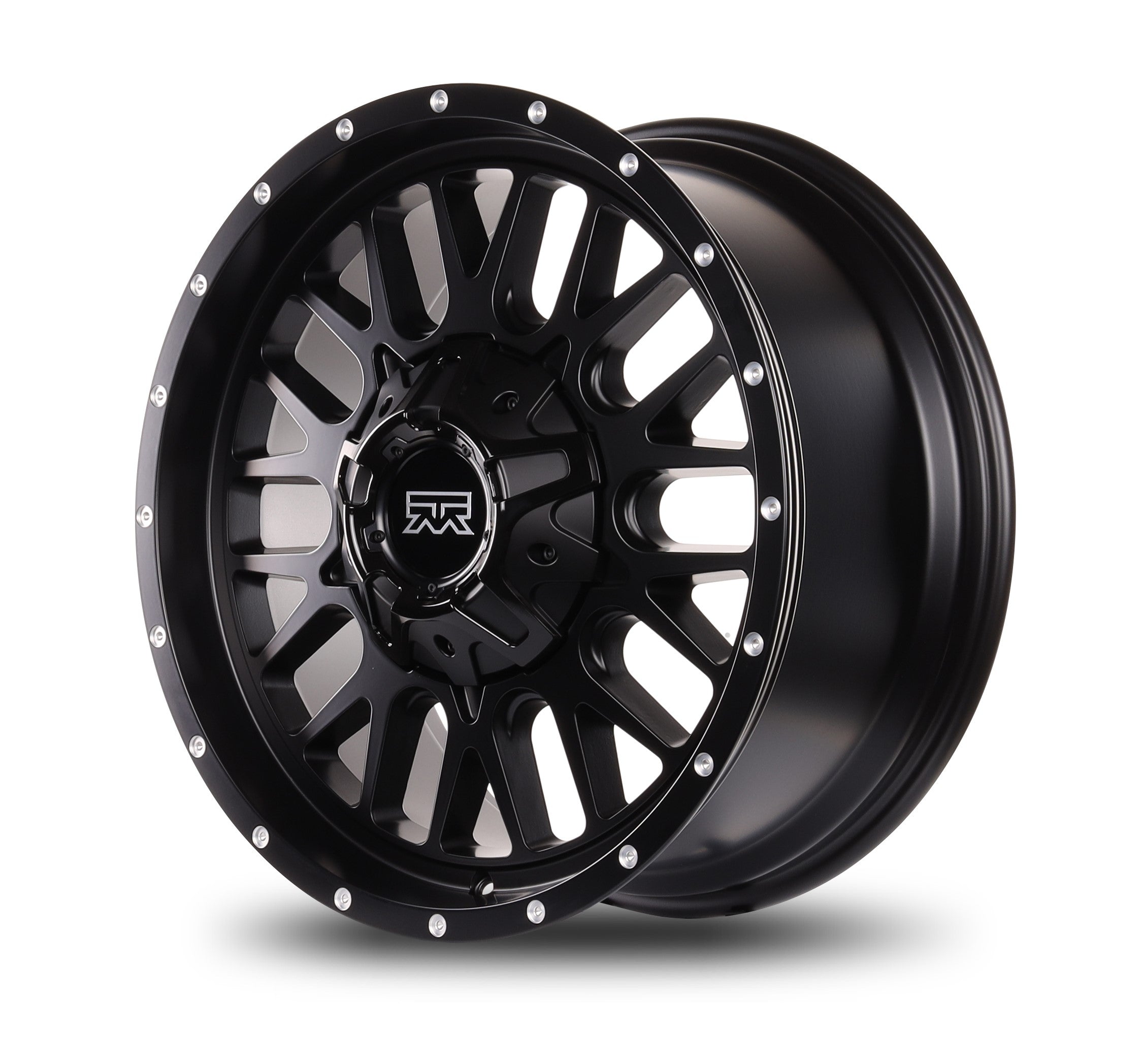 20x9 Mudder Trucker MT937 Sawtooth Black 6x135 6x139.7 6x5.5 ET18 Wheel