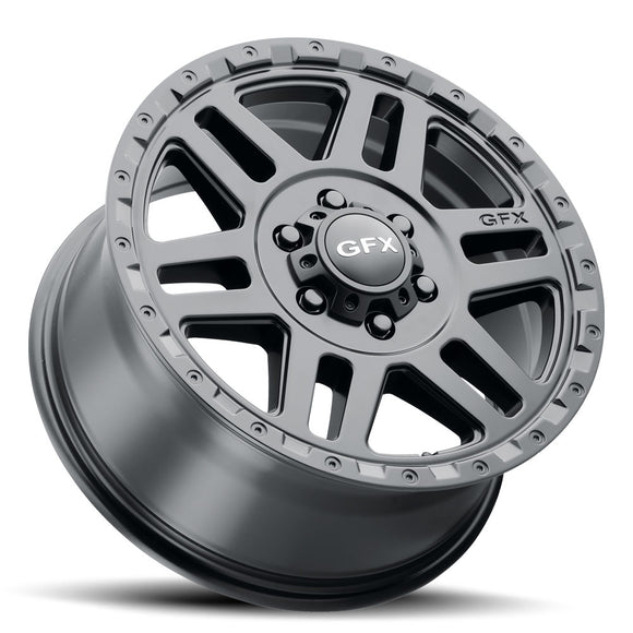 16x6.5 G-FX MV2 Matte Black 5x130 ET45 wheel/rim