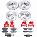 PowerStop Z23 Daily Driver Carbon-Fiber Ceramic Pads Drilled & Slotted Rotor & C