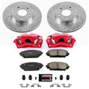 PowerStop Z23 Daily Driver Carbon-Fiber Ceramic Pads Drilled & Slotted Rotor & C
