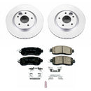PowerStop Genuine Geomet Coated Rotor and Low-Dust Ceramic Brake Pad Kit