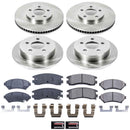 PowerStop OE Stock Replacement Low-Dust Ceramic Brake Pad and Rotor Kit