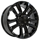 22" Replica CV68 fits Chevrolet Suburban 1500 22x9 Gloss Black