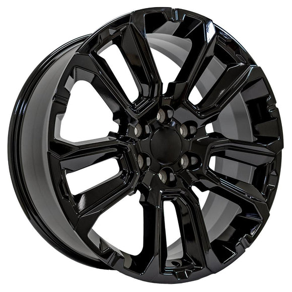 22" Replica CV68 fits Chevrolet Suburban 1500 22x9 Gloss Black