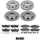 PowerStop OE Stock Replacement Low-Dust Ceramic Brake Pad and Rotor Kit
