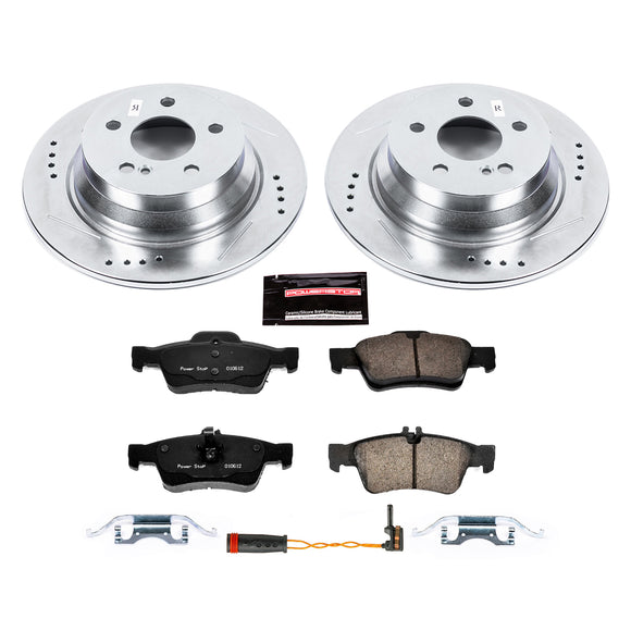PowerStop Z23 Daily Driver Carbon-Fiber Ceramic Brake Pad and Drilled & Slotted