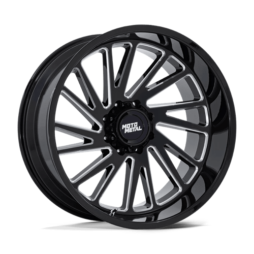 22X12 Moto Metal MO811 Combat Gloss Black Milled 6X135 ET-44 Wheel Rim