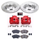 PowerStop Z23 Daily Driver Carbon-Fiber Ceramic Pads Drilled & Slotted Rotor & C