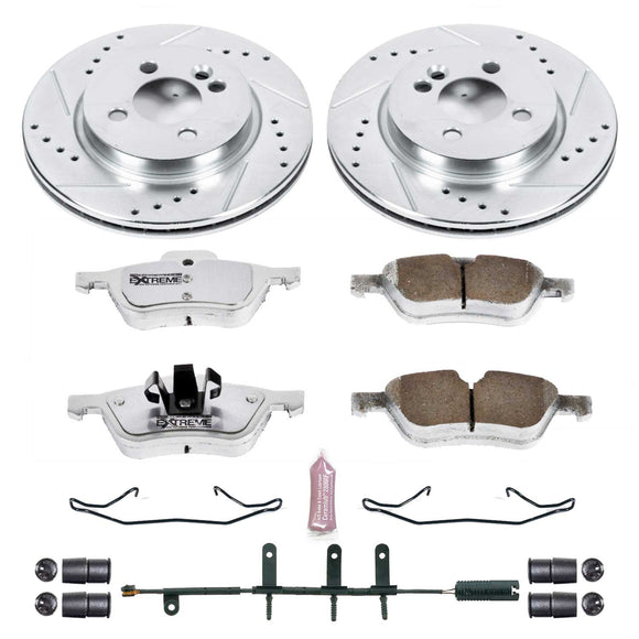 PowerStop Z26 Street Performance Ceramic Brake Pad and Drilled & Slotted Rotor K