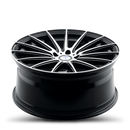 22x9 Sapphire Luxury Alloys SX03-03 Gloss Black Machined 5x112 ET35 Wheel