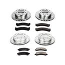 PowerStop Z23 Daily Driver Carbon-Fiber Ceramic Brake Pad and Drilled & Slotted