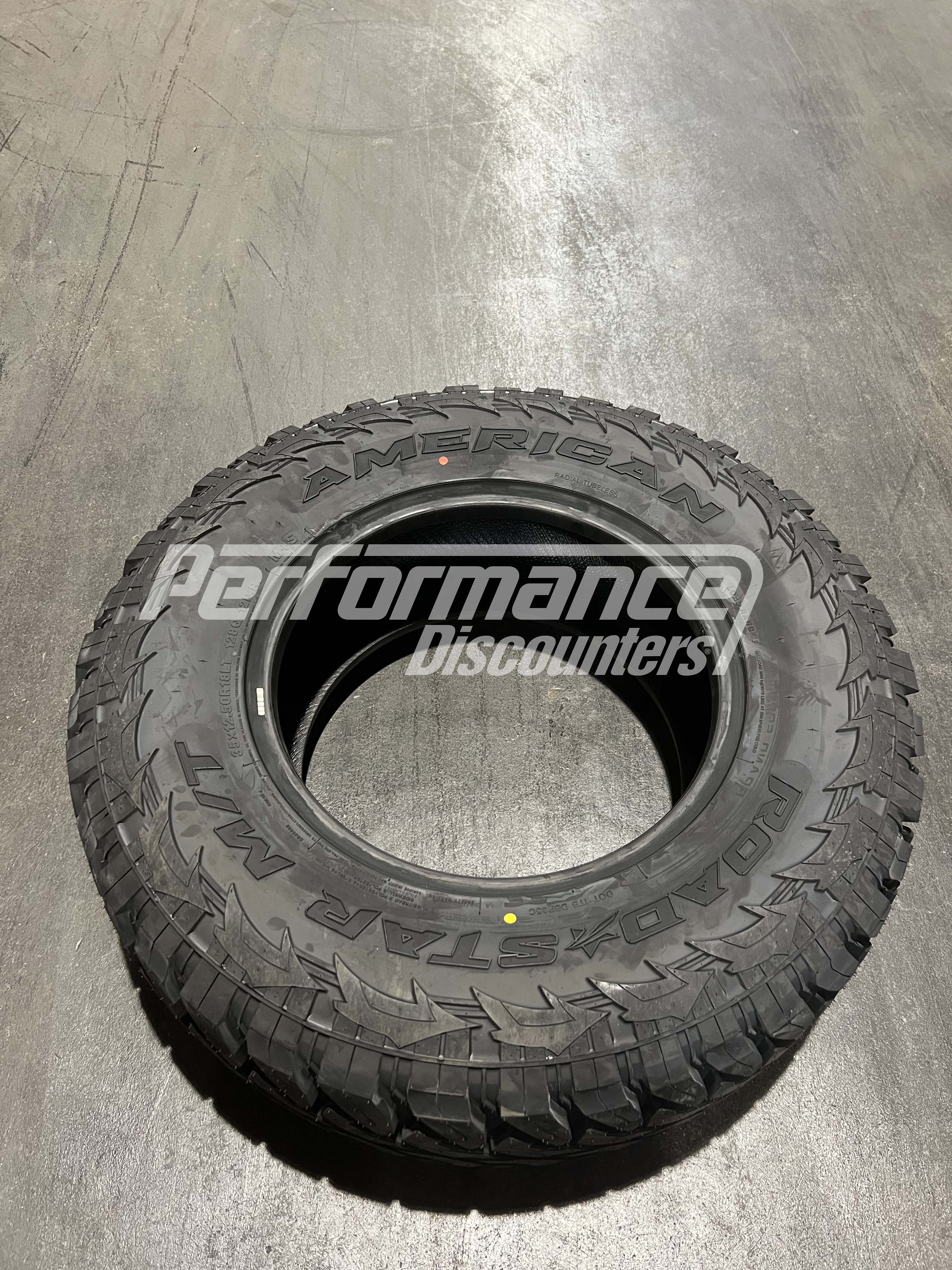 American Roadstar M/T Tire(s) 35X12.50R18 128Q LRF 35 12.50 18 3512.5018