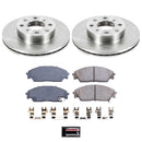 PowerStop OE Stock Replacement Low-Dust Ceramic Brake Pad and Rotor Kit