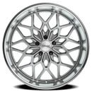 22x8.5 Corsart Gunner Gloss Brushed With Diamond Cut Lip 5x127 ET6 Wheel