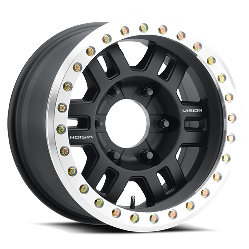 Vision 398BL Manx-Beadlock Gloss Black 17X8.5 ET-15 Wheel/Rim