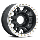 Vision 398BL Manx-Beadlock Gloss Black 17X8.5 ET-15 Wheel/Rim
