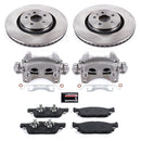 PowerStop OE Stock Replacement Low-Dust Ceramic Brake Pad, Rotor and Caliper Kit
