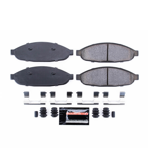 PowerStop Z23 Evolution Sport Carbon-Fiber Brake Pads With Hardware