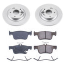 PowerStop Genuine Geomet Coated Rotor and Low-Dust Ceramic Brake Pad Kit