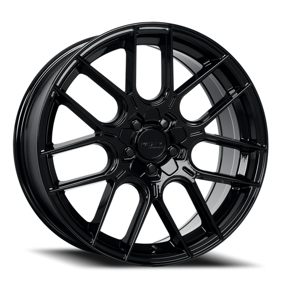20x8.5 Katana KR04 Gloss Black 5x120 ET40 CB73.1 Wheel