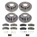 PowerStop OE Stock Replacement Low-Dust Ceramic Brake Pad and Rotor Kit