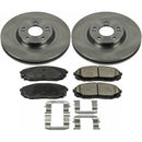 PowerStop OE Stock Replacement Low-Dust Ceramic Brake Pad and Rotor Kit