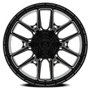 22x12 Arena Wheel Battle Satin Black Wheel 8x170 ET-44 CB125.1