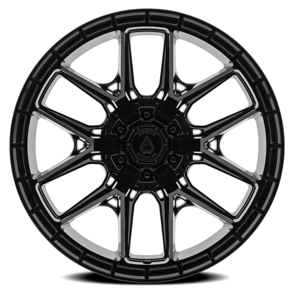 22x12 Arena Wheel Battle Satin Black Wheel 8x170 ET-44 CB125.1