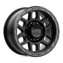 17X9 KMC KM544 MESA Satin Black With Gloss Black Lip 8X165.1 ET18 wheel/rim-2