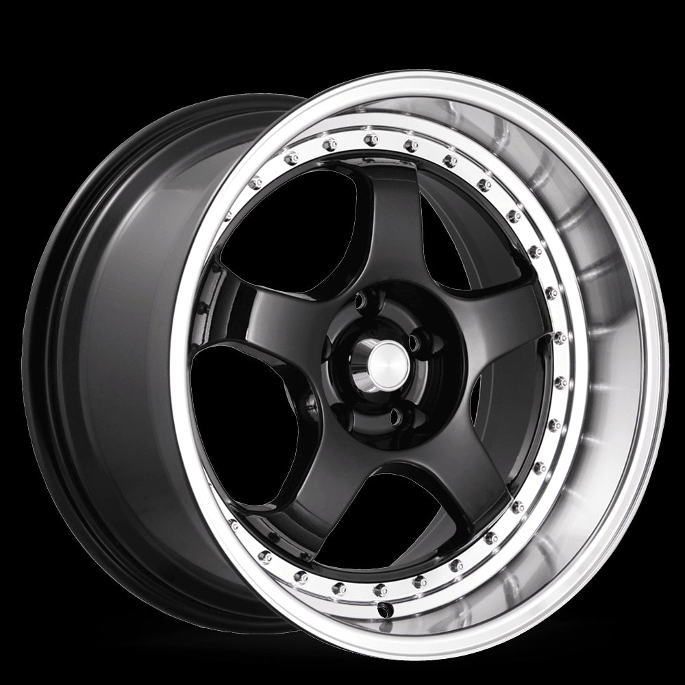 18x8 Konig SSM Gloss Black 5x114.3 5x4.5 ET45 Wheel Rim - 0