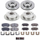 PowerStop OE Stock Replacement Low-Dust Ceramic Brake Pad and Rotor Kit