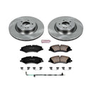 PowerStop OE Stock Replacement Low-Dust Ceramic Brake Pad and Rotor Kit