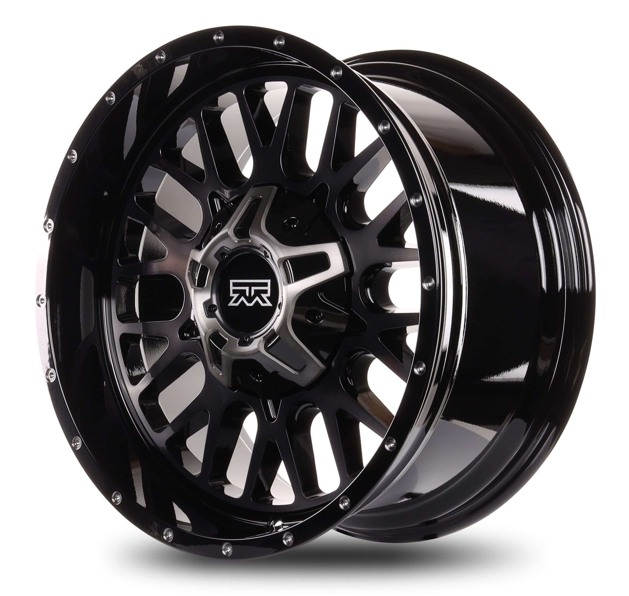 20x10 Mudder Trucker MT937 Black DDT 6x135 6x139.7 6x5.5 ET-18 Wheel