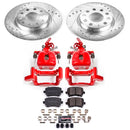 PowerStop Z23 Daily Driver Carbon-Fiber Ceramic Pads Drilled & Slotted Rotor & C