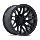 20x9 Fuel Off-Road FC899 Chisel Blackout 6x139.7 ET20 CB106.1 Wheel Rim