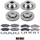 PowerStop OE Stock Replacement Low-Dust Ceramic Brake Pad and Rotor Kit