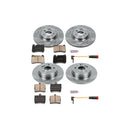 PowerStop OE Stock Replacement Low-Dust Ceramic Brake Pad and Rotor Kit