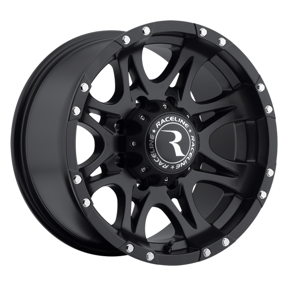 18x9 Raceline 981 Black 8x165.1 8x6.5 ET-06 Wheel Rim