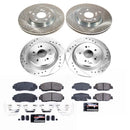 PowerStop Z23 Daily Driver Carbon-Fiber Ceramic Brake Pad and Drilled & Slotted