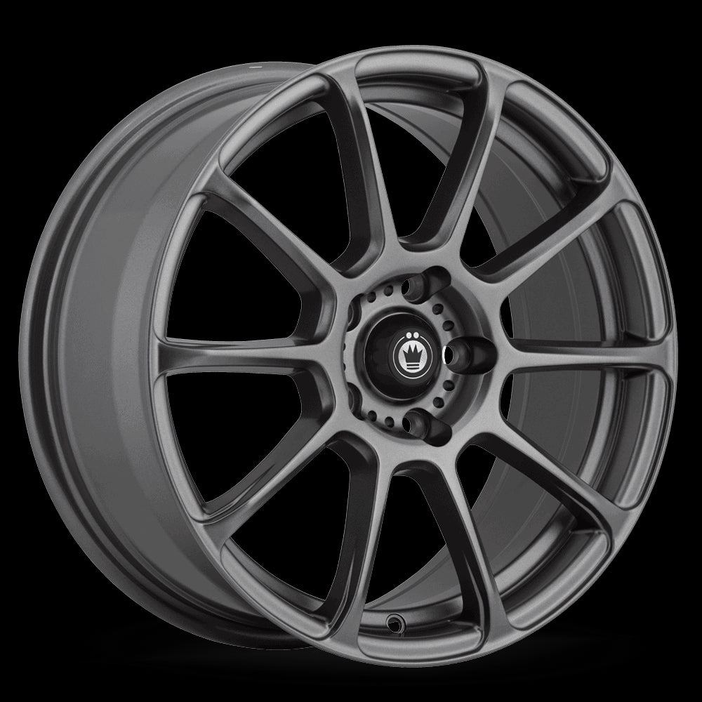 18x8 Konig Runlite Matte Grey 5x112 ET45 Wheel Rim - 0