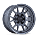 17X8.5 KMC KM729 Range Matte Anthracite 5x127 ET-10 Wheel Rim