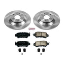 PowerStop OE Stock Replacement Low-Dust Ceramic Brake Pad and Rotor Kit