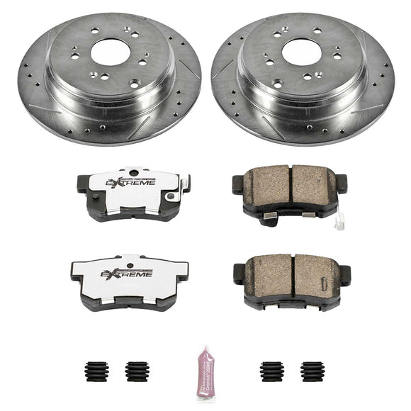 PowerStop Z26 Street Performance Ceramic Brake Pad and Drilled & Slotted Rotor K