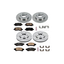 PowerStop OE Stock Replacement Low-Dust Ceramic Brake Pad and Rotor Kit